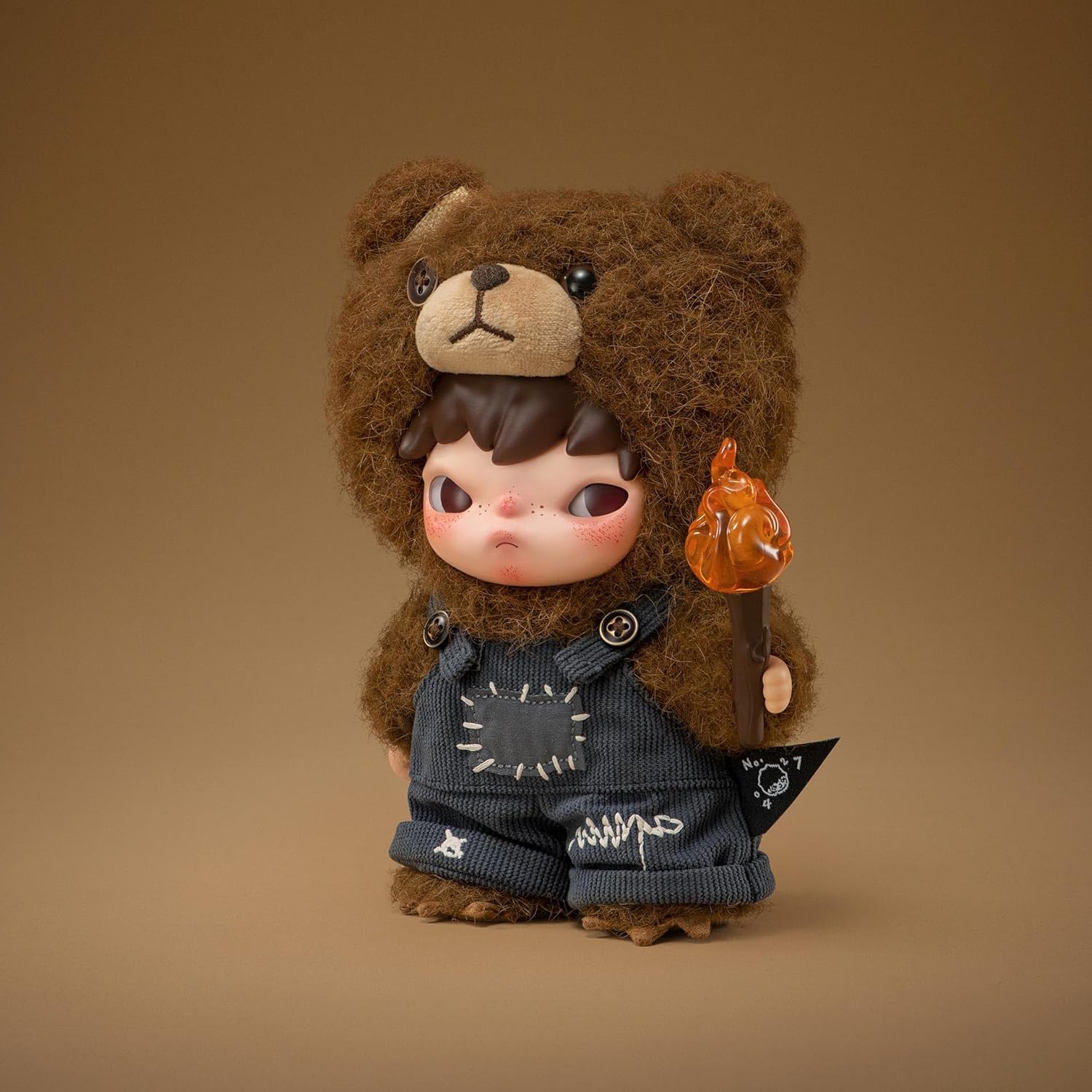 Hirono Living Wild-Fight for Joy Plush Doll 6.3 inches Collectible Toys Home Decorations Holiday Birthday Gifts for Girls and Boys