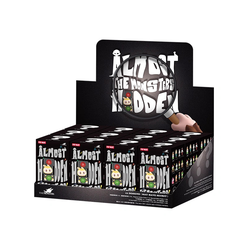 The Monsters Almost Hidden Series Blind Box Figures, Random Design Mystery Toys for Modern Home Decor, Collectible Toy Set for Desk Accessories, Single Box