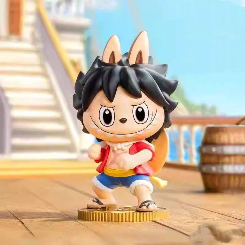 LabubuThe Monsters × One Piece Series Figures Blind Box Figures, Random Design Action Figures Collectible Toys Home Decorations, Holiday Birthday Gifts for Girls and Boys, Single Box